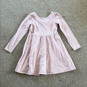 Nordstrom Light Pink Long Sleeve Kids Dress